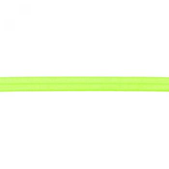 Elastisches Schrägband Polyamid Breite 15 mm - Neongrün
